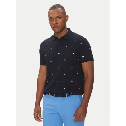 Zdjęcie Tommy Hilfiger Polo Critter MW0MW39044 Granatowy Regular Fit