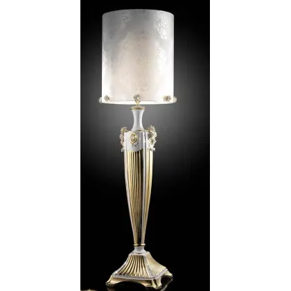 Zdjęcie Złota lampa z ceramiki