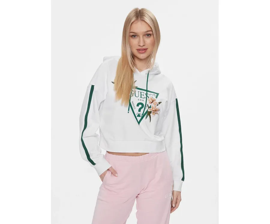 obrazek 1 Guess Bluza Zoey V4GQ04 KC6V1 Biały Regular Fit