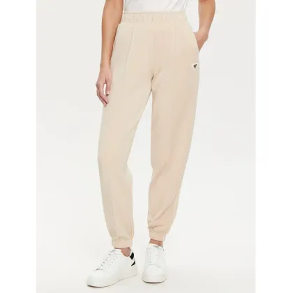 Zdjęcie Guess Spodnie dresowe V5RB11 KCAY2 Beżowy Regular Fit