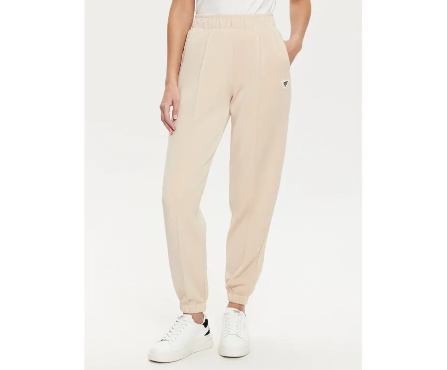 obrazek 1 Guess Spodnie dresowe V5RB11 KCAY2 Beżowy Regular Fit