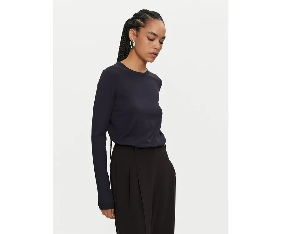 obrazek 1 Calvin Klein Sweter K20K207681 Granatowy Regular Fit