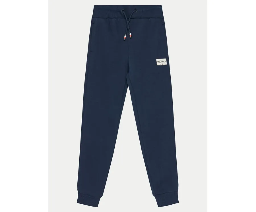 obrazek 1 Tommy Hilfiger Spodnie dresowe KB0KB09308 Granatowy Regular Fit