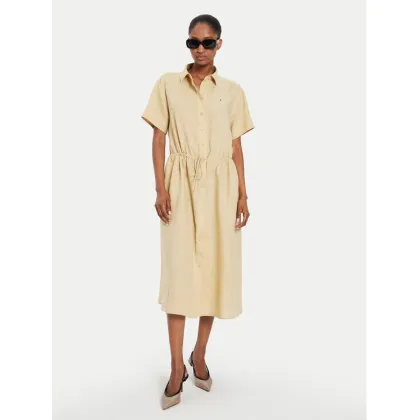 Zdjęcie Tommy Hilfiger Sukienka koszulowa WW0WW41911 Beżowy Relaxed Fit