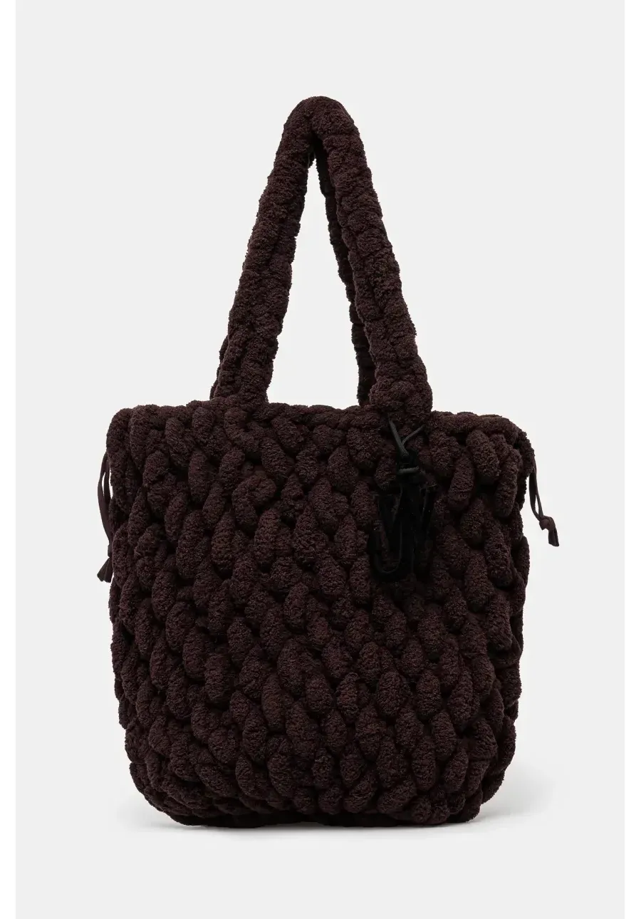 obrazek 1 JW Anderson torebka Xl Blanket Shopper kolor brązowy HB0654.YN0362.685