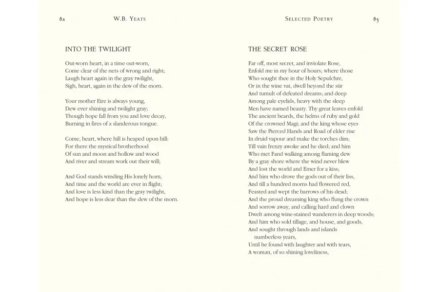 obrazek 4 Książka W.B. Wybrana poezja Yeatsa - Flame Tree Publishing