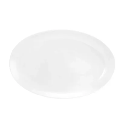 Zdjęcie Owalny półmisek wykonany z porcelany o nowoczesnym ponadczasowym kształcie – Tettau