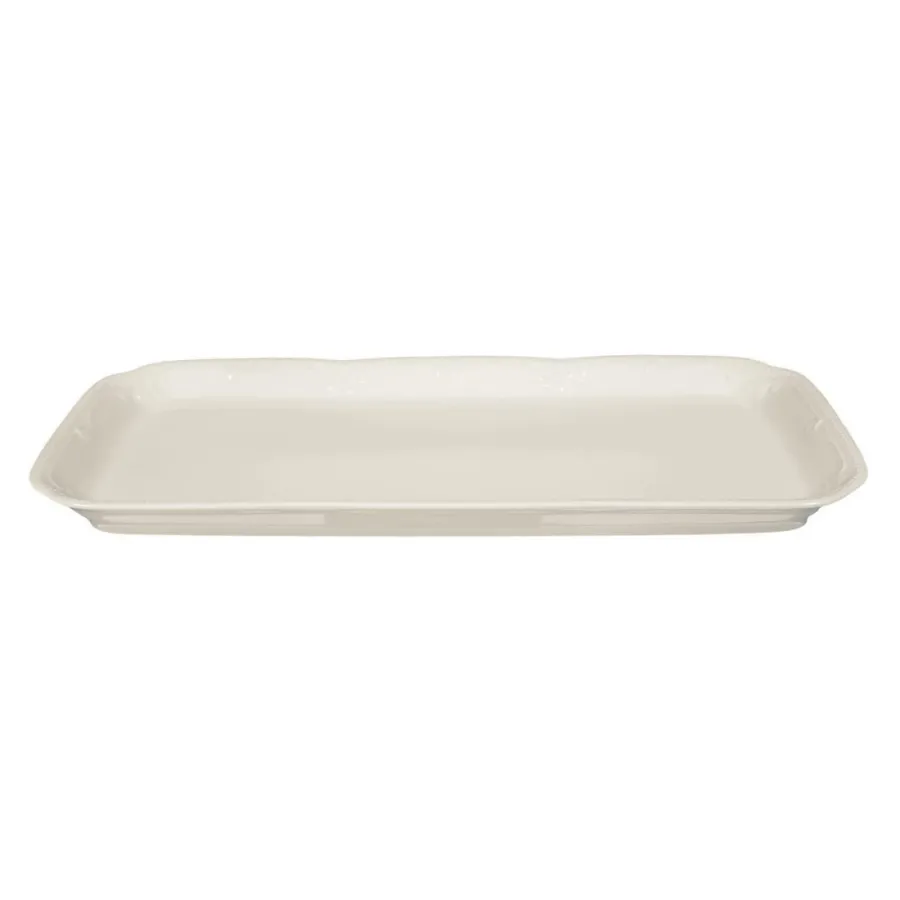 obrazek 2 Stylowy kwadratowy talerz do ciasta 35x15 cm o klasycznym kształcie – Seltmann Weiden