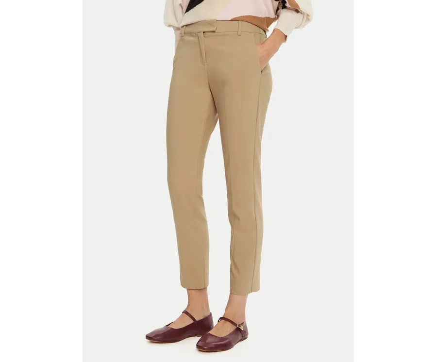 obrazek 1 Marella Chinosy Incom 2423136041 Brązowy Regular Fit