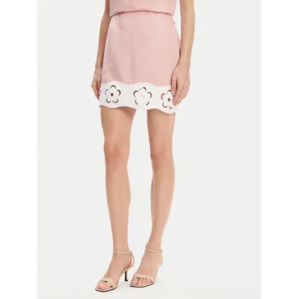 Zdjęcie STAUD Spódnica mini Margaux R25S6138LN Różowy Regular Fit