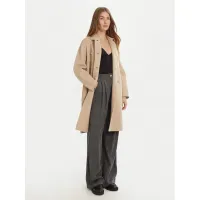 Zdjęcie Weekend Max Mara Płaszcz wełniany Avenue 2515011021 Beżowy Regular Fit