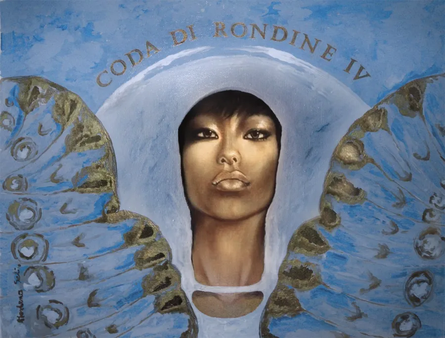 picture 1 Marlena Selin oil painting on canvas Coda di Rondine IV (Queen's Oct.)