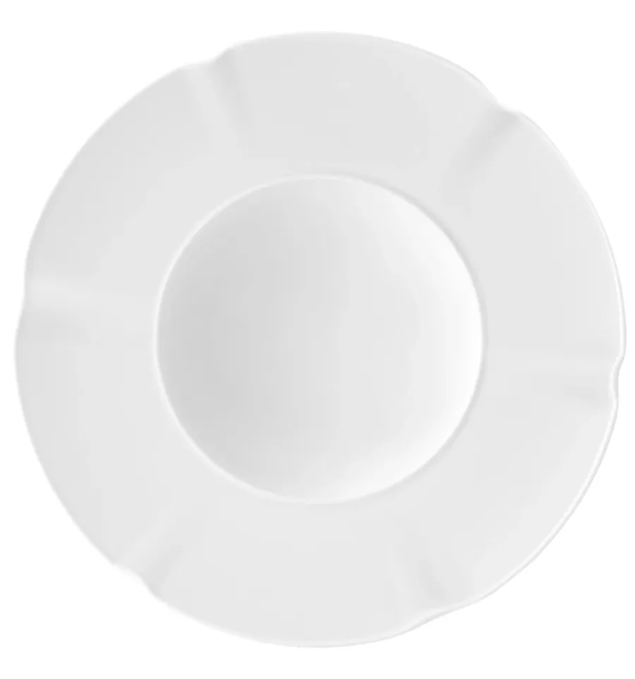 obrazek 1 Talerz do zupy z porcelany z nowoczesnej i eleganckiej kolekcji Crown White - Vista Alegre