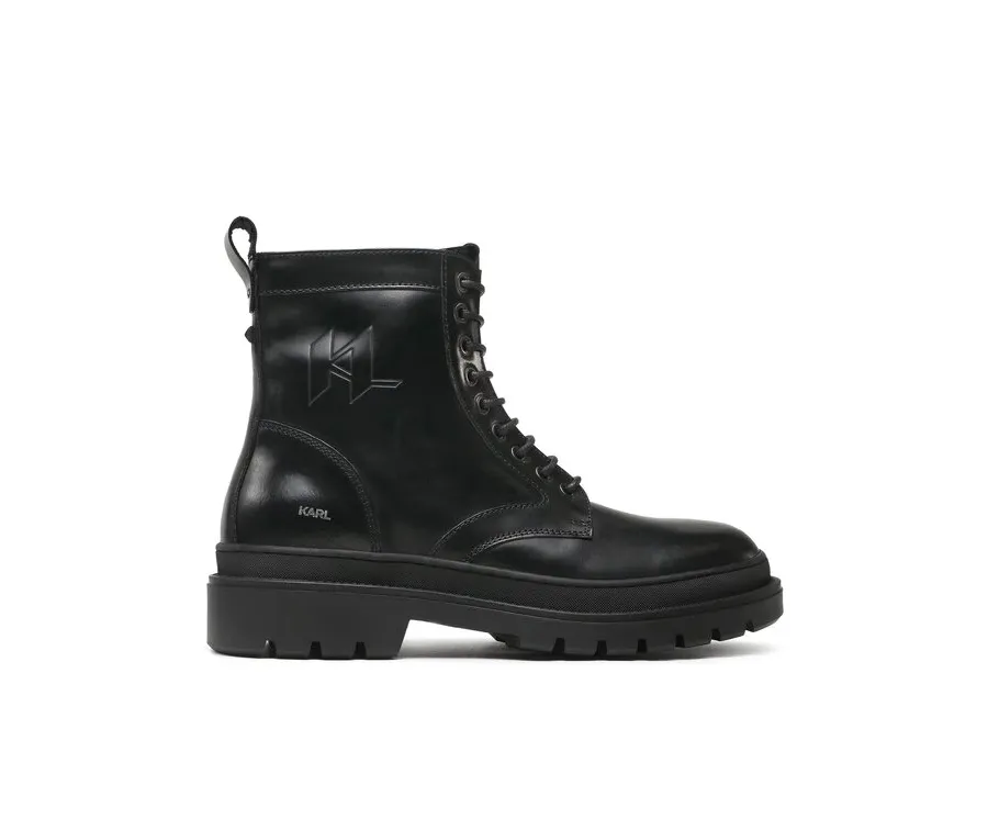 obrazek 1 KARL LAGERFELD Kozaki KL11260 Czarny