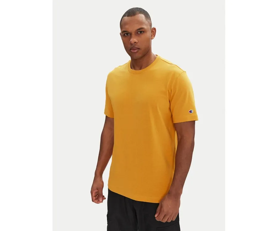 obrazek 1 Champion T-Shirt 220761 Żółty Loose Fit
