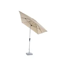 Picture A unique rectangular Lipari umbrella 300×200 cm in rope color