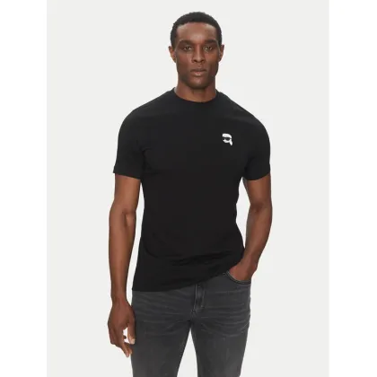 Zdjęcie KARL LAGERFELD T-Shirt 755710 500224 Czarny Regular Fit