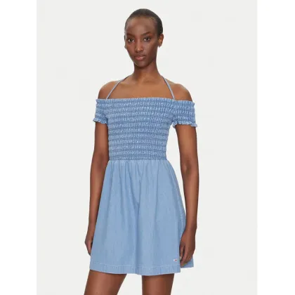 Zdjęcie Tommy Jeans Sukienka letnia DW0DW20677 Niebieski Regular Fit