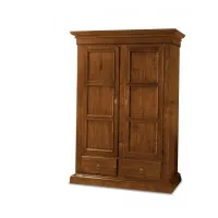 Picture Fantastic wardrobe with 2 drawers with a twist motif and a clothes rail - Zanini