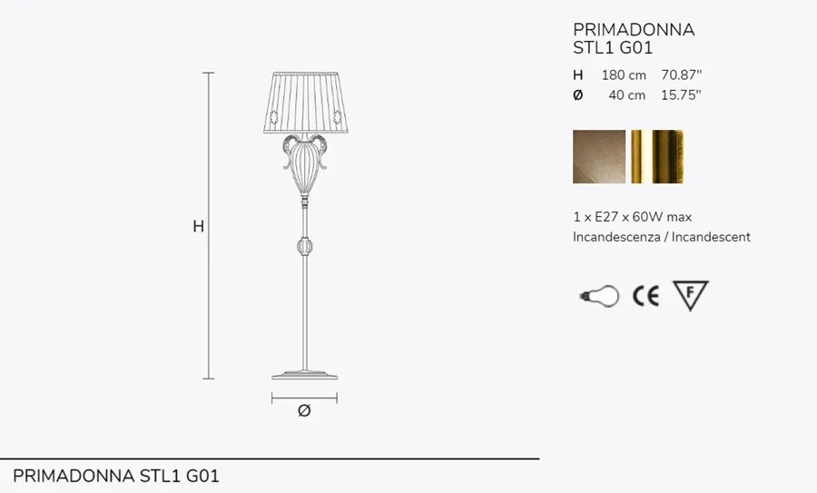 obrazek 3 Awangardowa lampa stojąca do luksusowych wnętrz