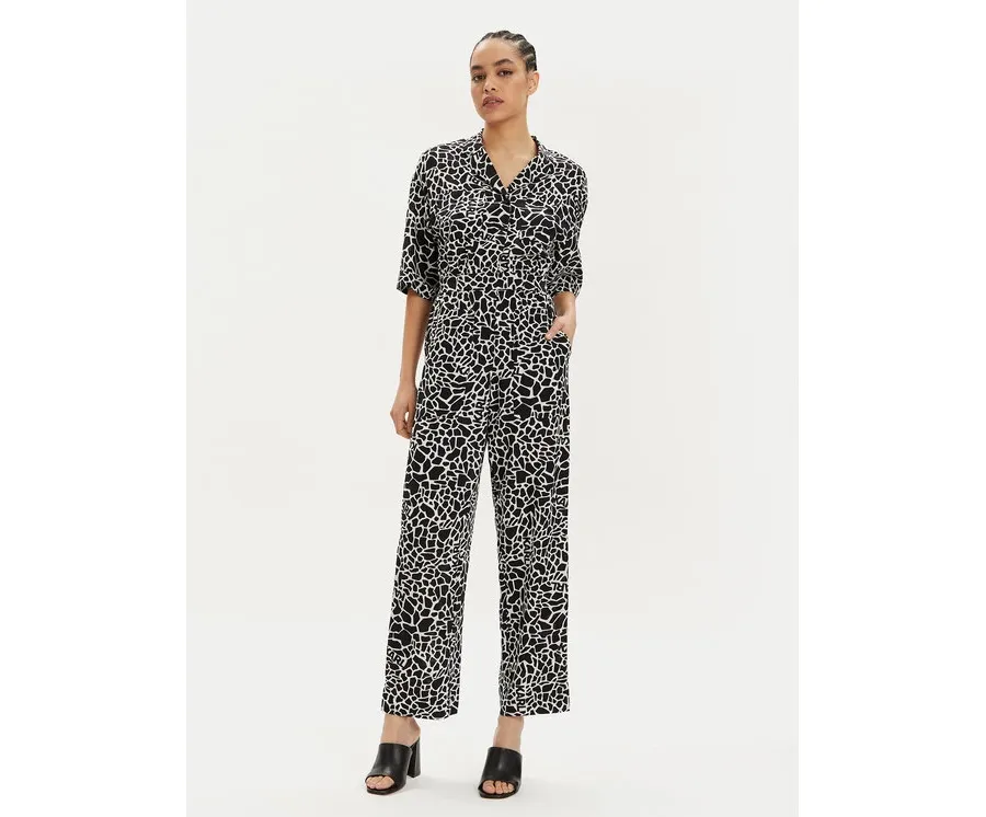obrazek 1 KARL LAGERFELD Kombinezon 241W1311 Czarny Regular Fit