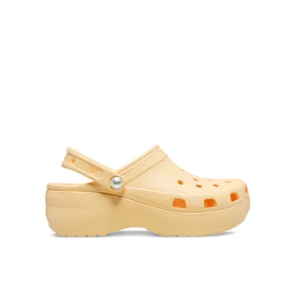 Zdjęcie Crocs Klapki Classic Platform Pearl Clog 211231 Złoty