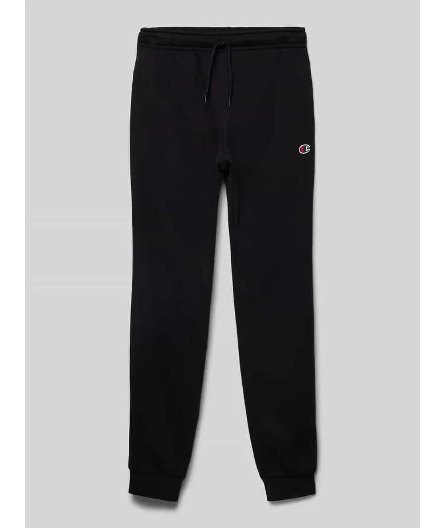 obrazek 1 Spodnie dresowe o kroju regular fit z naszwyką z logo