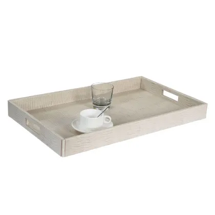 Zdjęcie Gustowna skórzana taca do serwowania