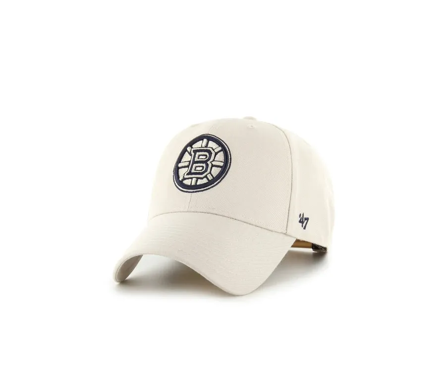 obrazek 1 47 Brand Czapka z daszkiem NHL Boston Bruins '47 MVP H-MVPSP01WBP Beżowy