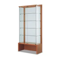 Zdjęcie Elegancka witryna sklepowa z przezroczystym szklanym tyłem