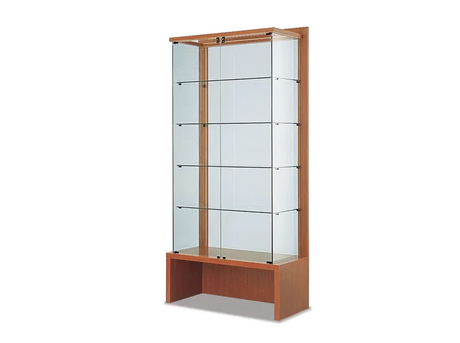 obrazek 1 Elegancka witryna sklepowa z przezroczystym szklanym tyłem
