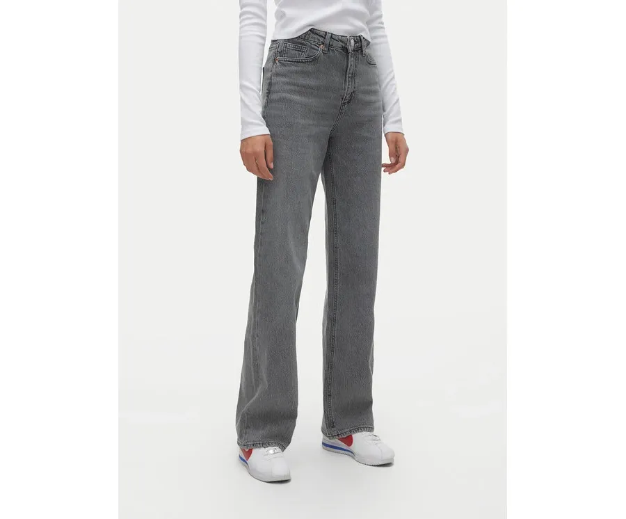 obrazek 1 Vero Moda Jeansy Tessa 10287304 Szary Wide Leg