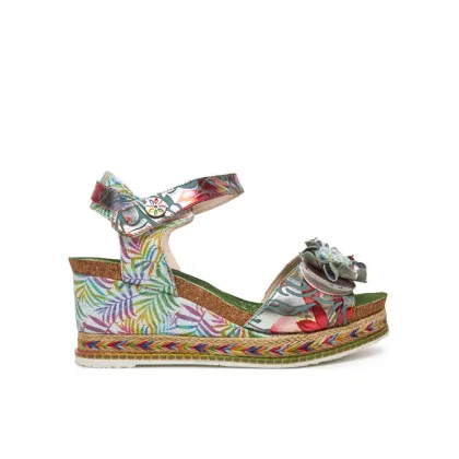 Zdjęcie Laura Vita Espadryle Hacdeo 09 Srebrny