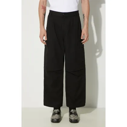 Zdjęcie Carhartt WIP spodnie bawełniane Cole Cargo Pant kolor czarny proste I031218-BLACK