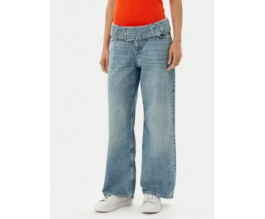 obrazek 1 HUGO Jeansy Glory_B 50541520 Niebieski Relaxed Fit