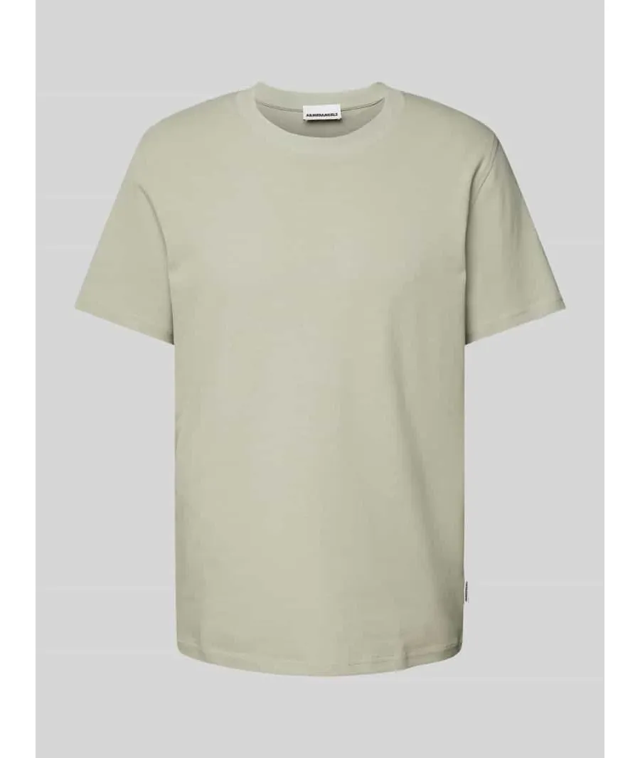 obrazek 1 T-shirt z prążkowanym, okrągłym dekoltem model ‘MAARKOS’