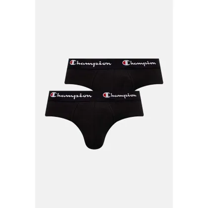 Zdjęcie Champion slipy 2-pack męskie kolor czarny