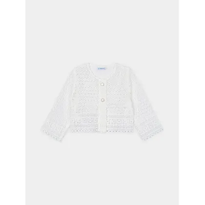 Zdjęcie Mayoral Kardigan 3471 Biały Regular Fit