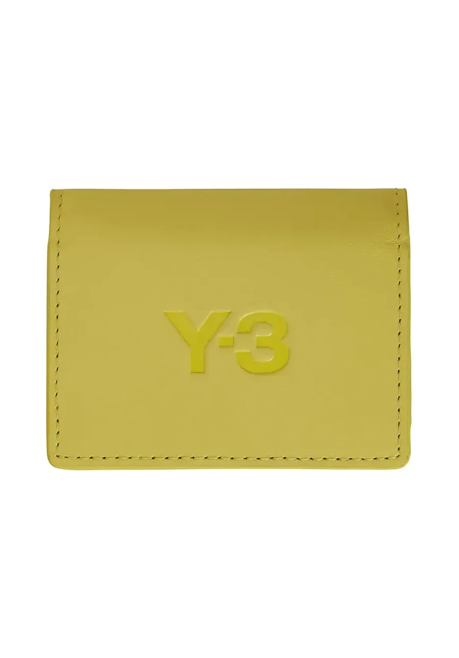 obrazek 1 Y-3 portfel skórzany Card Holder kolor żółty JW0805