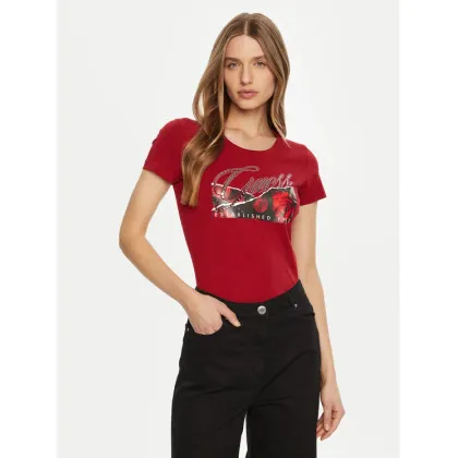 Zdjęcie Guess T-Shirt W5RI03 J1314 Czerwony Regular Fit