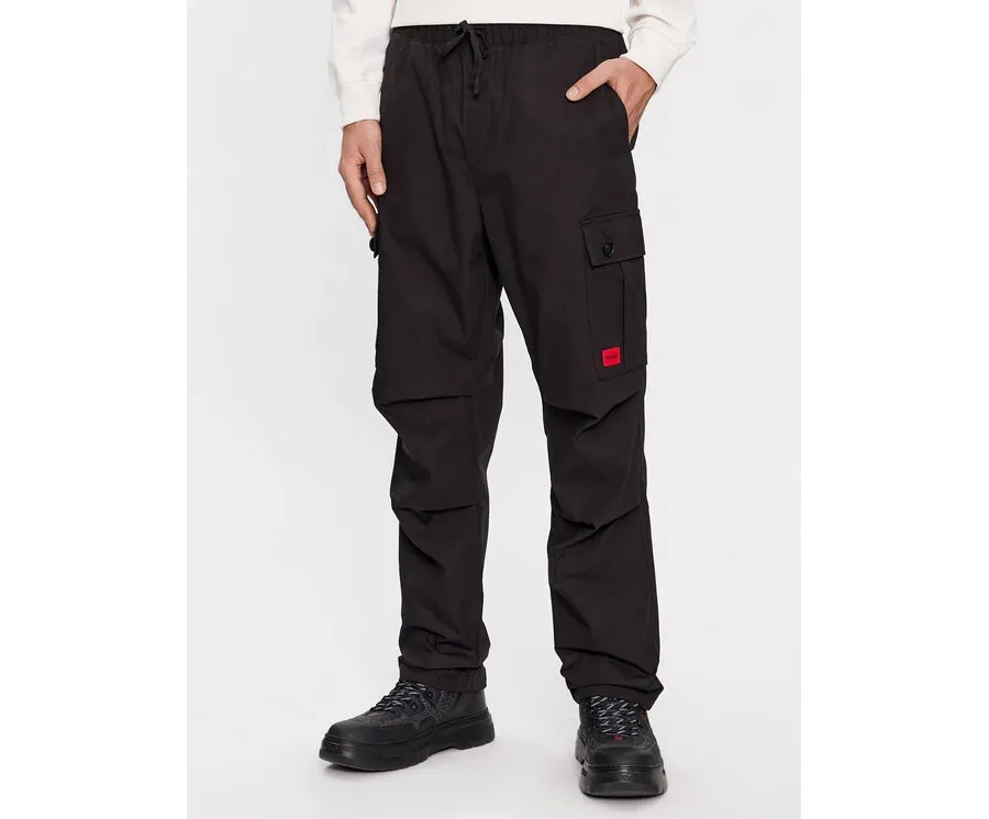 obrazek 1 Hugo Spodnie materiałowe Garlo233 10250557 Czarny Regular Fit HUGO