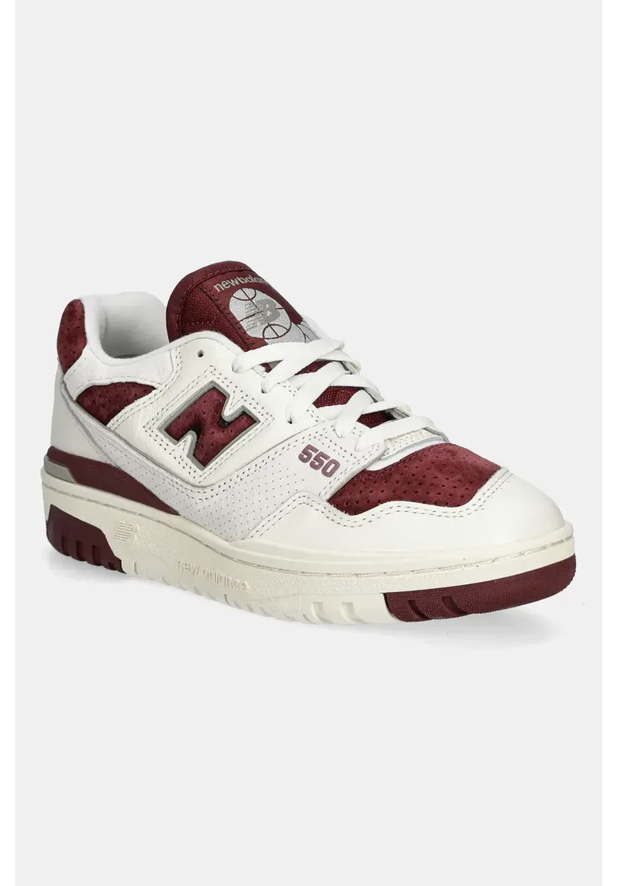 obrazek 1 New Balance sneakersy skórzane 550 kolor beżowy BB550LEZ