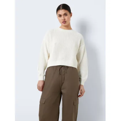 Zdjęcie Noisy May Sweter Maysa 27021536 Écru Relaxed Fit