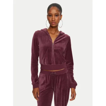 Zdjęcie Juicy Couture Bluza Robyn JCSEBJ007 Bordowy Slim Fit