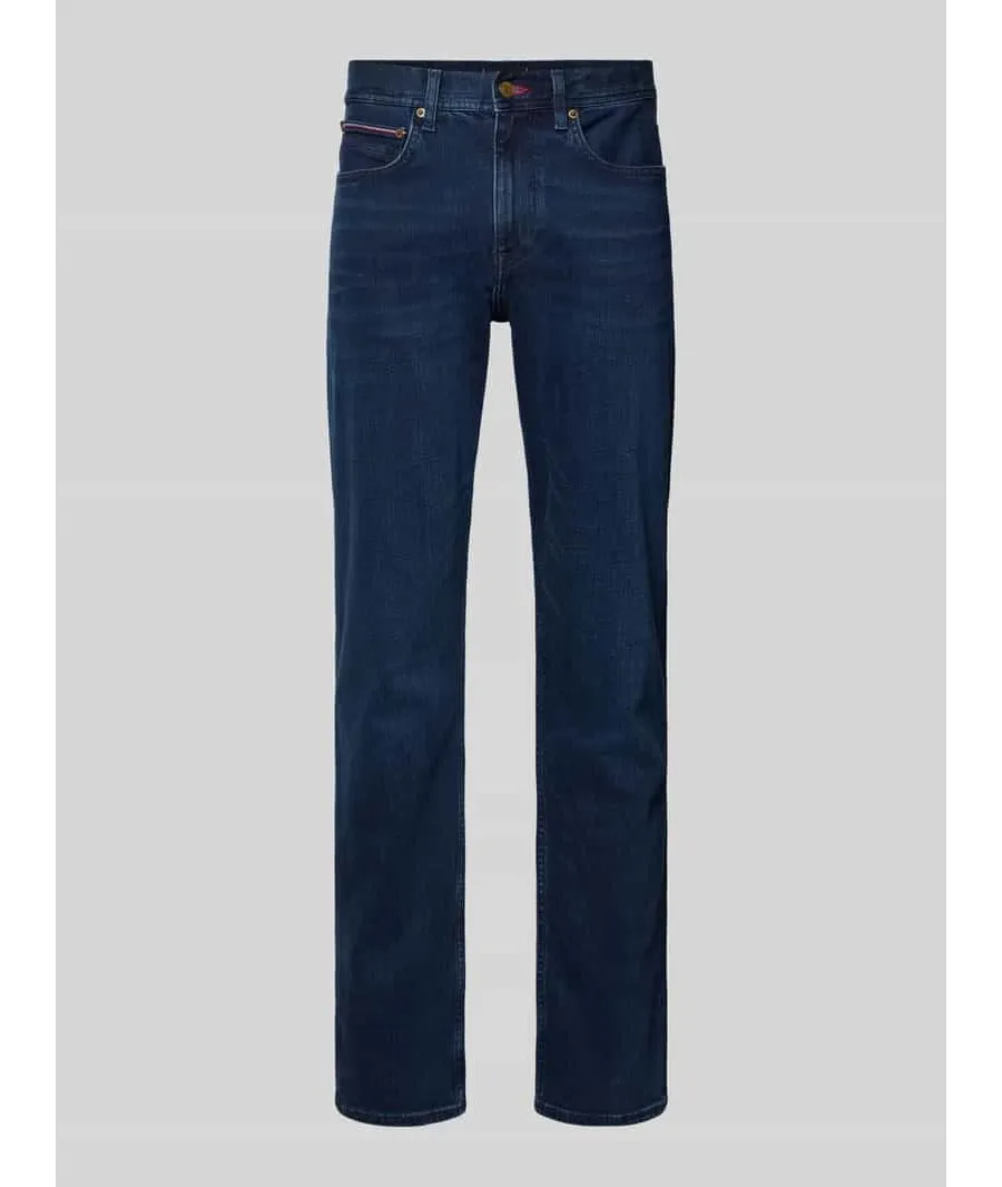 obrazek 1 Jeansy o kroju regular fit z 5 kieszeniami model ‘MERCER’