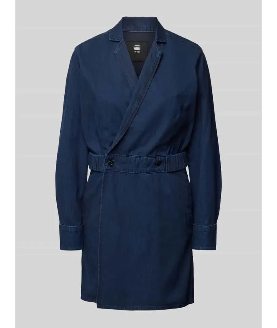 obrazek 1 Sukienka jeansowa z kołnierzem z połami