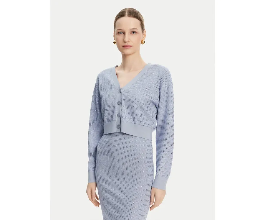 obrazek 1 Guess Kardigan W5GR08 Z3MN2 Niebieski Regular Fit