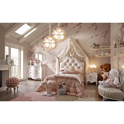 Zdjęcie Wspaniała sypialnia dla małej dziewczynki - Volpi