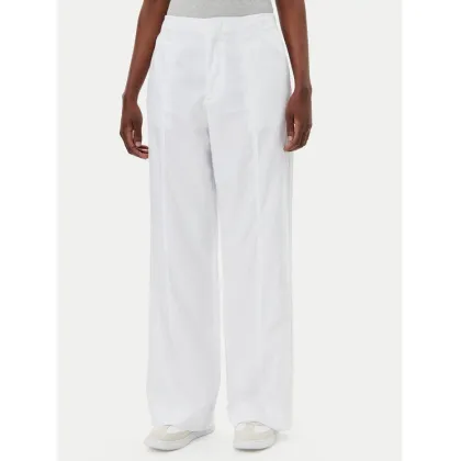 Zdjęcie Calvin Klein Jeans Spodnie materiałowe J20J225340 Biały Relaxed Fit