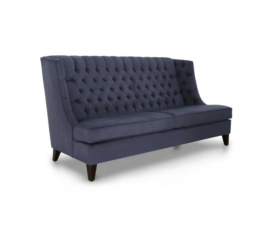 obrazek 2 Granatowa elegancka sofa w stylu nowoczesnym - Sevensedie